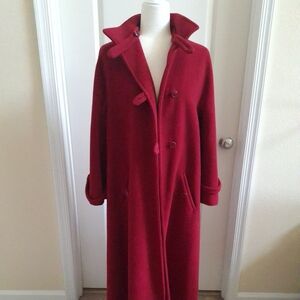 Vintage Dejac Paris Burgundy Women's Coat Size M